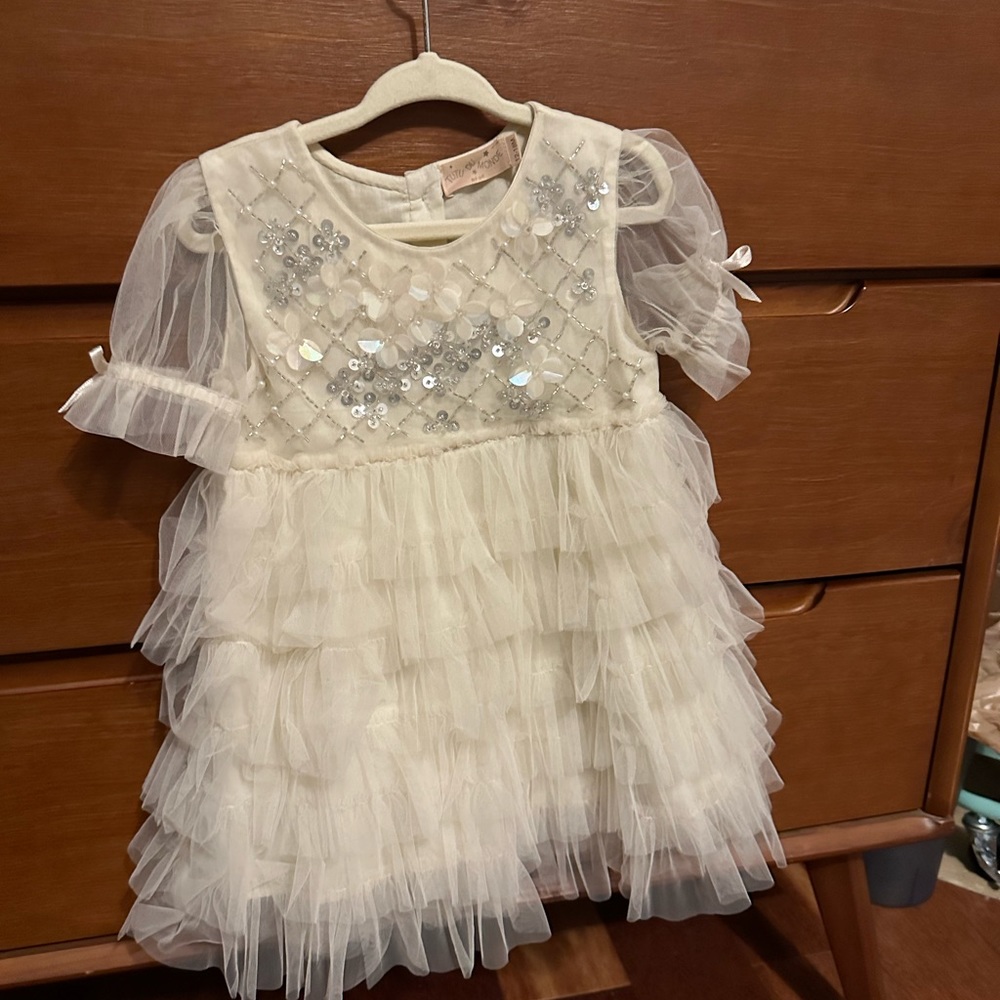 Tutu du Monde Heart of Glass Ruffled Tulle Dress with Headpieces